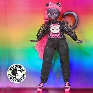 🩷 For Monster High G3 Catty Noir ☆The Black Cat Tarot Outfit☆